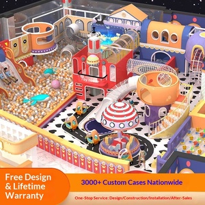 Castillo de Juegos Interior, Paraíso Infantil, Área de Juegos para Niños, <span class=keywords><strong>Parques</strong></span> de Diversiones Grandes y <span class=keywords><strong>Pequeños</strong></span>, Trampolines para Centros Comerciales - Product Image 5