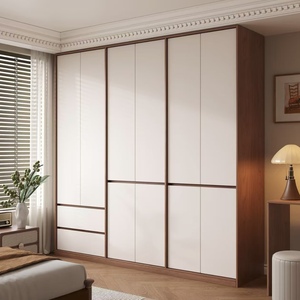 BALOM New Design Custom Made Wooden Wood Soft Close Drawers <b>Sliding</b> Door Bedroom Closet OEM Wholesale CE Certified - Product Image 1