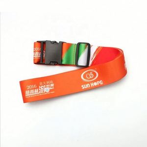 Correa de Equipaje Profesional Ajustable de 50 mm de Ancho, Impresa por Sublimación en Poliéster, con Hebilla de Liberación Personalizada para Maleta - Product Image 2