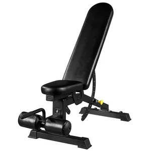 Custom Logo Black Adjustable Press Dumbbell Bench Exercise Fitness Gym Weight Bench Set