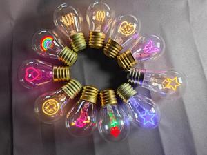 E40 LED文字電球 クリスマスライト-スマイルフェイスLED充電式ナイトライト - Product Image 4