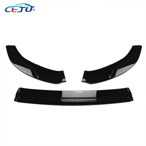 Phụ Kiện Xe Hơi ABS 3Pcs Xe Phía Trước Bumper Lip Spoiler Cơ Thể Kit Khuếch Tán Spoiler Cho VW Volkswagen Golf <span class=keywords><strong>Mk7</strong></span> GTI R Dòng - Product Image 4