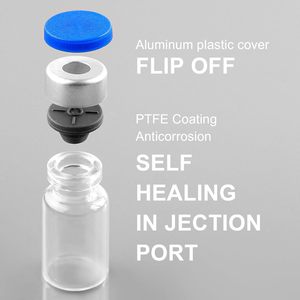 Injection Vials 2ml Self <b>Healing</b> Injection Port Rubber Stopper Glass <b>Empty</b> Vials - Product Image 4