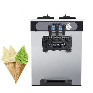 Machine à glace électrique intelligente, 25/38 L/H, pour service souple, pour yaourt, panneau intelligent