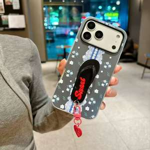 BAILI Factory Wholesale Cute Jelly Two-in-one slippers Flower butterfly Patterns Love Accessories Phone Cover for Iphone 17 - Product Image 6