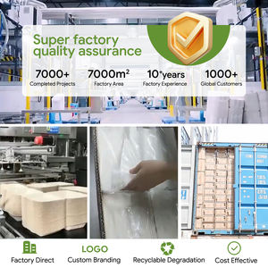 Boîte en pulpe de canne à sucre biodégradable à <span class=keywords><strong>emporter</strong></span> - Product Image 6