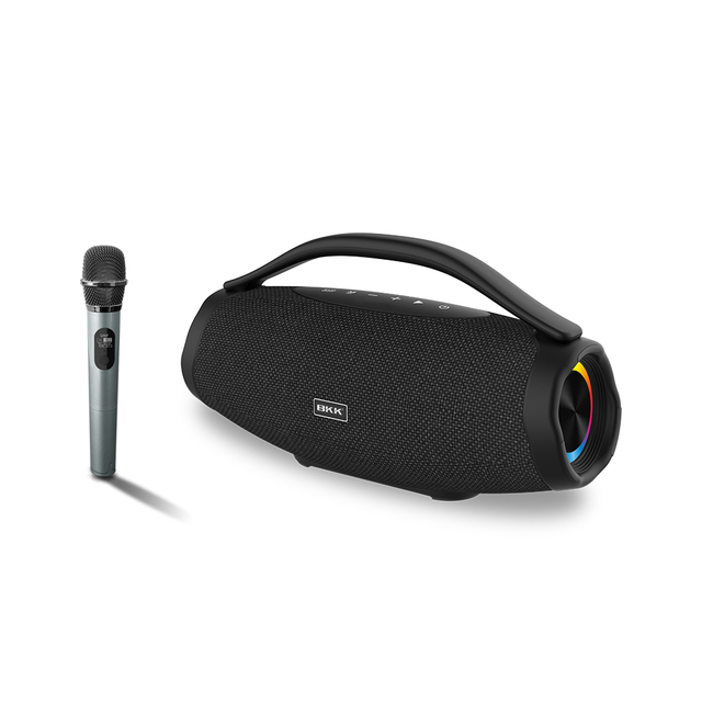 Competitive Price Colorful Light Bass Soundbox Boombox Waterproof Portable Bluetooth Speaker