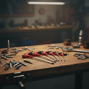 ชุดประแจหกเหลี่ยม 6 ชิ้น แบบเมตริก ด้ามจับรูปตัว T แบบยาว สำหรับงานซ่อมแซมเครื่องจักรกลที่ต้องการความแม่นยำ - Product Image 3