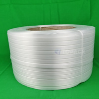 Fleje de Poliéster Tejido de 13 mm y 1/2 Pulgada, 1100 Metros, para Embalaje de Palés, Carga de Contenedores