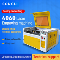 Machine de gravure laser CO2 CNC refroidie par eau 4060 50W 60W, prend en charge les formats AI/DXF, facile à utiliser pour le bois/le contreplaqué