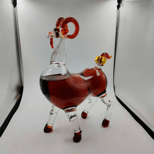 Thiết Kế Mới Handmade Borosilicate Rồng Hình Thủy Tinh <span class=keywords><strong>Whisky</strong></span> Decanter Động Vật Hình Chai Thủy Tinh - Product Image 6
