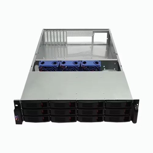 HTPC 2U 660mm DVR Rackmount Server Case with 12 Bays E ATX Industrial Solutions Plastic Server Chassis Stock with Fan