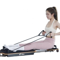 Fitness professionnel Pilates réformateur usage domestique équipement d'exercice en bois planche de Pilates en bois d'érable Durable