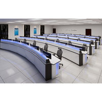 Kesino console ergonomique moderne de salle d'expédition console centrale de commande d'urgence à lumière LED