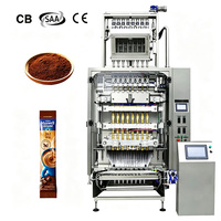 Machine d'emballage verticale à huit colonnes entièrement automatique en acier inoxydable à haute vitesse pour poudres avec scellage arrière