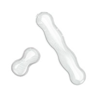 Repose-poignets ergonomique en silicone transparent style anime pour clavier, coussinet en gel confortable pour la frappe, support de clavier antidérapant et rafraîchissant