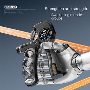 Contador electrónico <span class=keywords><strong>de</strong></span> cristal líquido ajustable, entrenamiento <span class=keywords><strong>de</strong></span> fuerza <span class=keywords><strong>de</strong></span> mano, agarre <span class=keywords><strong>de</strong></span> dedo, producto <span class=keywords><strong>de</strong></span> ejercicio <span class=keywords><strong>de</strong></span> mano Premium - Product Image 1