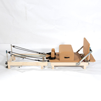 Reformer de Pilates de Madera Anatómico con Resortes Alemanes, Venta al por Mayor Comercial para Programas de Rehabilitación Clínica y Acondicionamiento Avanzado