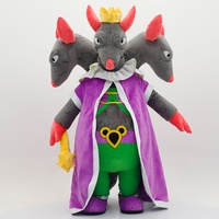 Costume de mascotte de souris gonflable à 3 têtes pour adultes, personnalisé par l'usine OEM, costume de personnage de rat personnalisé, costumes de fête