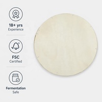 Boîte à fromage artisanale en bois avec logo personnalisé, conception à micro-ventilation pour le vieillissement du Camembert, en bois de peuplier naturel agrafé