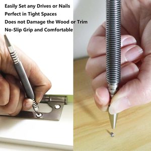 Dual Head Combo Nail Setter, <strong>3</strong>/32 &amp; 1/8 Inch Spring Nail Set,3500 <strong>PSI</strong> Striking Force Hammerless Nail Set Punch Nail Pullers - Product Image 4