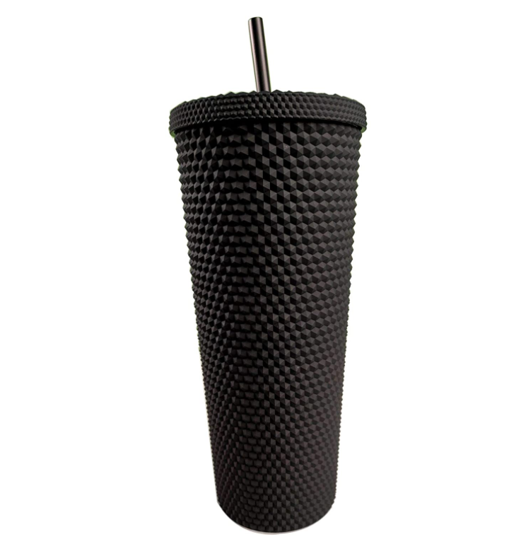 2021 Black Matte Studded Venti Tumbler, 24 oz