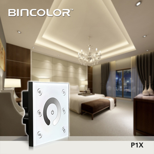 P1 <span class=keywords><strong>12V</strong></span> 24V 5%-100% Dimming phạm vi màu duy nhất LED <span class=keywords><strong>Dimmer</strong></span> với Wall Mount trượt Bảng điều chỉnh - Product Image 4