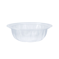 490ml personnalisé PP en plastique jetable clair bol