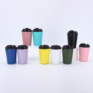Stainless Steel Tumbler Double Wall Portable Coffee Cup For Travel Office Car Sports Home Use 350Ml - Product Image 2