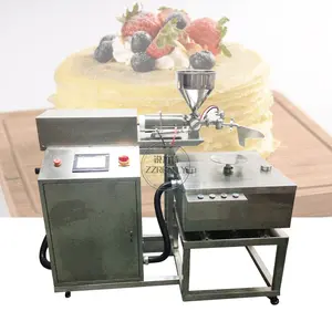 Commercial Bread Cream Coating Cake Covering Bread Layer Butter Spreader Machine Dessert Cream Smearing Daubing Machine