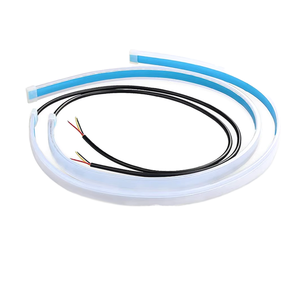ไฟวิ่งกลางวันสำหรับรถยนต์แบบ RGB LED หลายสี แถบไฟนำทางแบบโฟโตอิเล็กทริก สำหรับ DRL และไฟเลี้ยว - Product Image 2