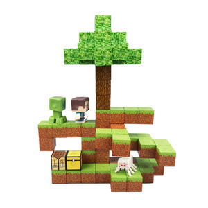 Cubes DIY Mon Monde Blocs de Puzzle Magnétiques Jouet <span class=keywords><strong>Modèle</strong></span> 3D Jouet de Puzzle pour Enfants Ensemble de Blocs de Construction pour Enfants - Product Image 4