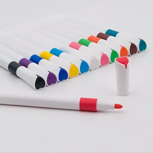 Set tinta akrilik cepat kering, spidol seni 12 warna untuk seniman dan kreatif