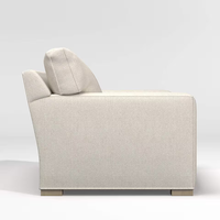 Meubles d'intérieur modernes Canapé confortable en tissu blanc Salon Canapé pour la maison Hôtels Villas