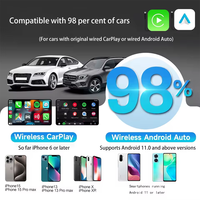 Adaptateur CarPlay sans fil pour iPhone Apple Dongle pour voitures filaires OEM Convertir filaire en voiture sans fil Play ai box
