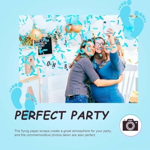 Baby Gender Reveal Party Supplies Christmas CE Certified pink Girl or Blue Boy Powder <b>Confetti</b> <b>Cannon</b> 30cm Box - Product Image 3