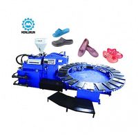 24ステーションPuPvc Tpuスポーツシューズアウトソール射出ブローソールモールディングプラスチックスリッパ製造機