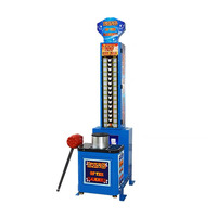 Machine de jeu d'arcade sportive d'intérieur en métal, à monnayeur, Baby Bear, jeu de frappe au marteau et de boxe, pour 1 joueur