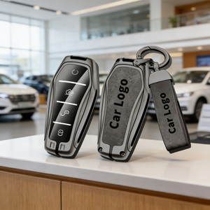 Funda de Lujo para Llave de Coche Byd, de Aleación de Zinc, Resistente a Caídas y al Agua, Precio al por Mayor - Product Image 1
