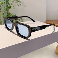 Nouvelles lunettes de soleil rectangulaires vintage pour hommes, lunettes de soleil rétro tendance, lunettes de marque de luxe, lunettes de soleil UV400, lunettes pour femmes