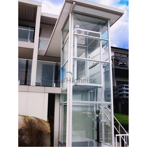 Ascensor Hidráulico Moderno para Exteriores, de 2 a 6 Pisos, 400 kg, Ascensor de PVC para Villas, Hoteles y Apartamentos - Product Image 1