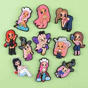 Charms de chaussures mexicaines Clog Karol g Peso Pluma Accessoires de décoration pour cadeaux de fête de Noël Charmristmas - Product Image 2