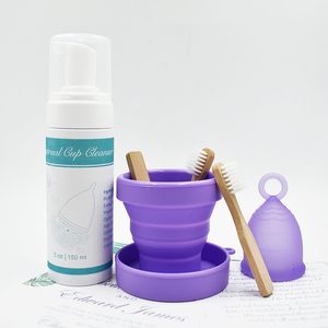 Brosse de nettoyage pour coupe <span class=keywords><strong>menstruelle</strong></span> en bois avec logo personnalisé Furuize - Product Image 3