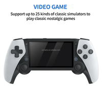 Console de jeu portable M25 Système Linux Écran IPS 4.3 pouces Joystick Hall 3D Console de jeu vidéo rétro Cortex-A55 64 Go