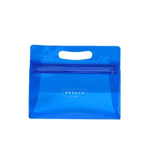 Custom Logo PVC Cosmetic Bag with Zipper and Handle, Waterproof Custom logo Transparent Bag for Promotional <b>Gift</b> Beach Bag - Product Image 5