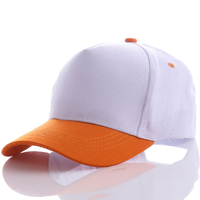 Gorra de Béisbol Personalizada al por Mayor, 100% Algodón, 2 Tonos, Estilo A-Frame, Lisa, de 5 Paneles