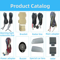 Pour Mercedes Benz voiture W204 W212 W176 Cls W164 Bsd miroir d'angle mort 77GHz radar à micro-ondes Bsm détection d'assistance au changement de voie
