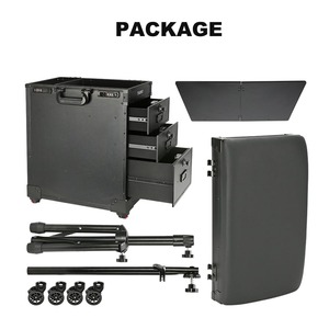 Tattoo <b>Trolley</b> <b>Tool</b> Case Cart 3 Drawers Portable Tattoo Workstation with Self Lock Wheels and Armrest - Product Image 5