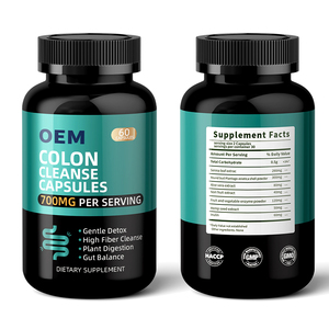 Suplemento Natural a Base de Hierbas para la Salud Digestiva e Intestinal, Limpieza e Desintoxicación Intestinal, 60 Cápsulas, GMP ISO HACCP, Candida Cleanse OEM - Product Image 3