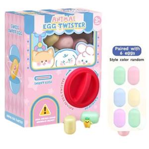 Lot de 2 Boîtes Mystères Créatives Surprise Twister d'œufs – Jouets Bonbons et Figurines Amusantes – Cadeau de Noël - Product Image 1